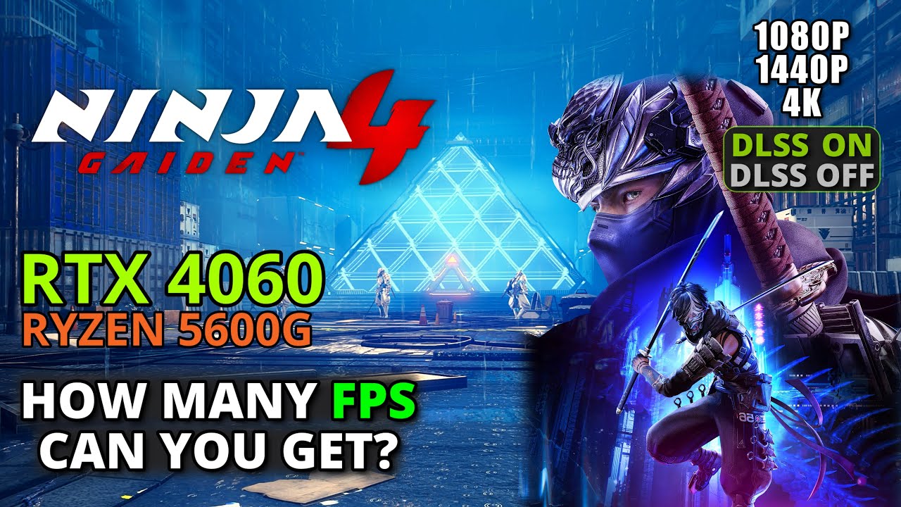 Ninja Gaiden 4 on RTX 4060 + Ryzen 5600G - 1080p/1440p/4K