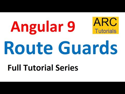 Angular 9 Tutorial For Beginners 39 Route Guards