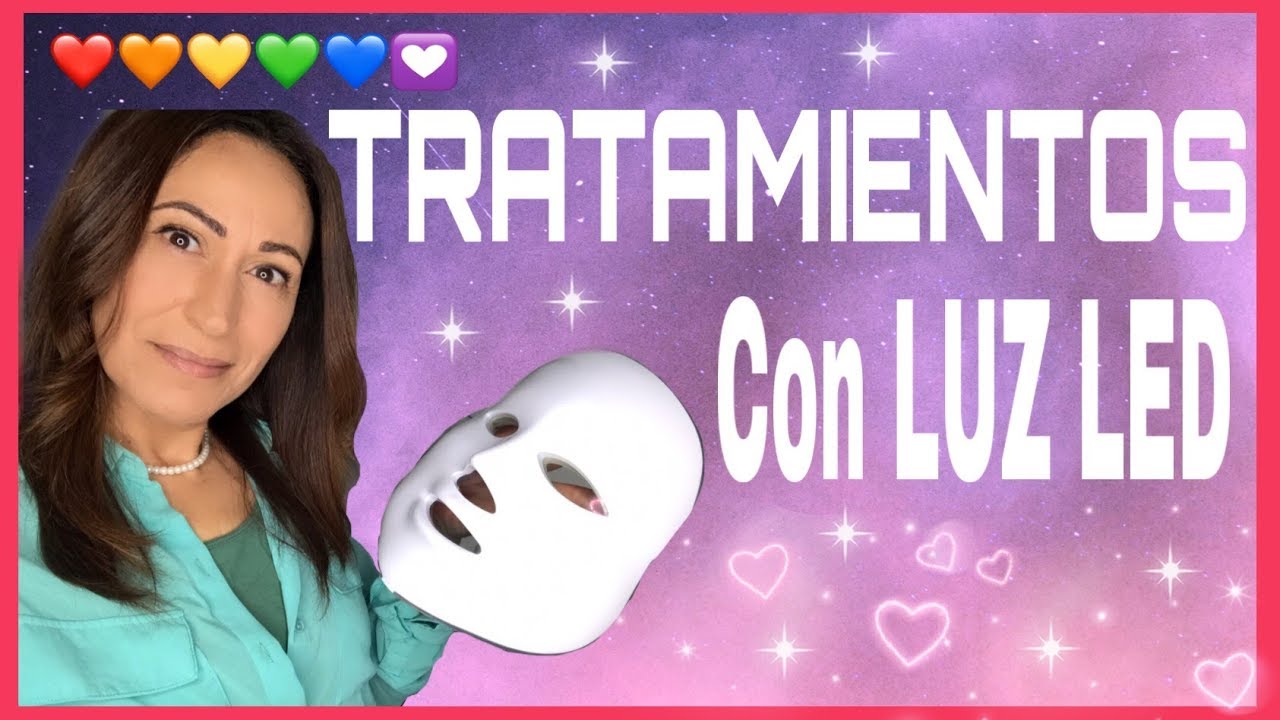 ¿cómo USAR la 👺MÁSCARA de luz 🎭 LED⁉️ 7 COLORES🌈