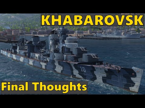 Khabarovsk - Review - T10 Coal Destroyer | World of Warships
