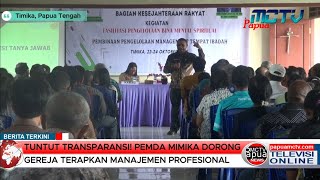 Tuntut Transparansi! Pemda Mimika Dorong Gereja Terapkan Manajemen Profesional