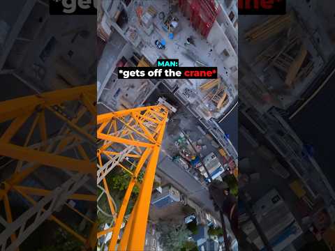 When Getting Off A Crane Goes Horribly Wrong...