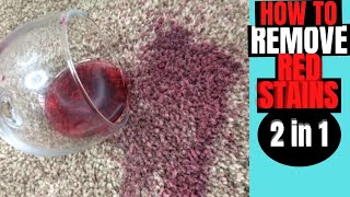 how to remove red stains from carpet with heat -100%  Effective Ways to Remove Red Stains