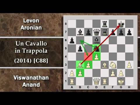 Partite Commentate di Scacchi 84 - Anand vs Aronian - Un Cavallo in Trappola - CT(1) 2014 [C88]
