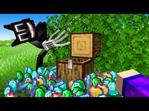 Minecraft Horror, But Trees Are Chests??