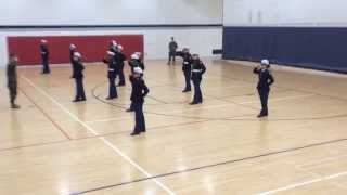preview picture of video 'Portage High School MCJROTC Unarmed Exhibition Platoon - Michigan City 2014'