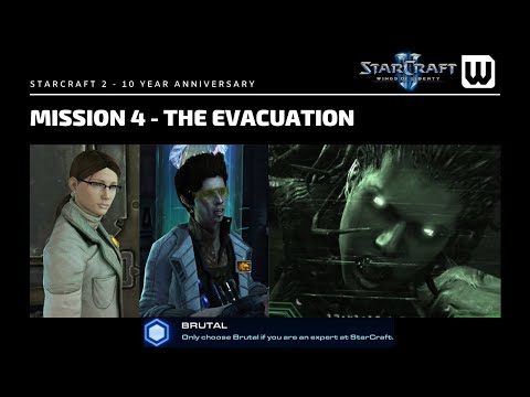 Starcraft 2: 10 Year Achievement Hunt! Brutal WoL Mission 4 - The Evacuation