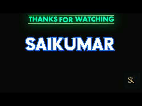 Sai kumar  name video