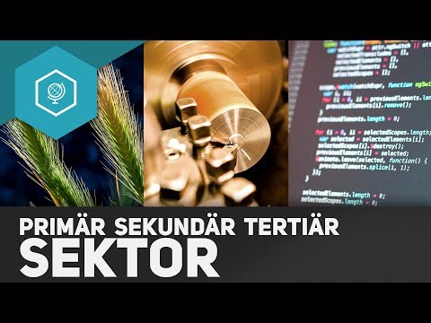 Primary, secondary and tertiary sectors - economic sectors 2