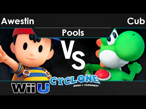 Cyclone 2 - Awestin (Ness) vs Cub (Yoshi) Pools - Smash 4