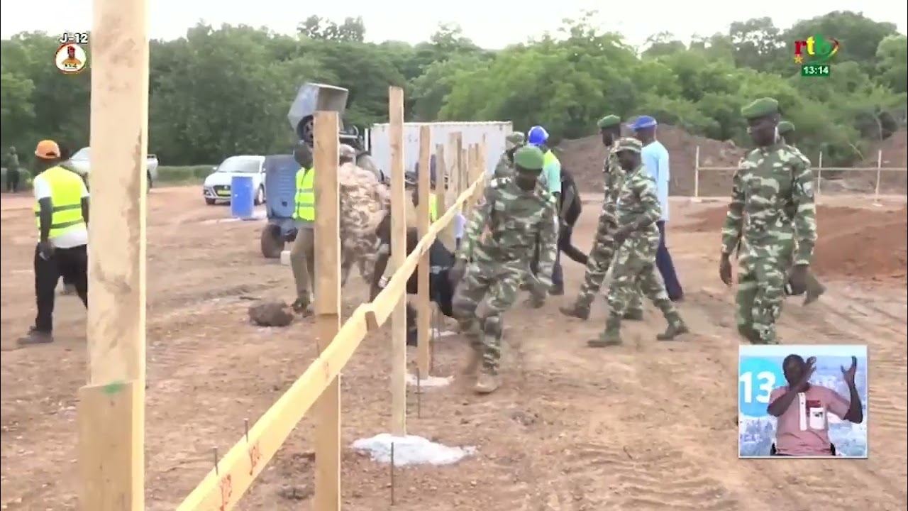 Le Ministre de la Sécurité visite les travaux de réhabilitation du parc urbain Bangr-Wéogo