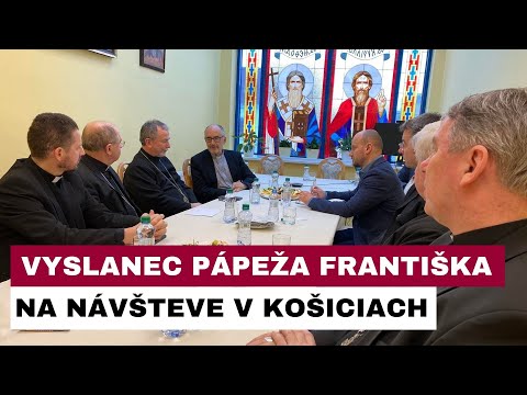 Osobitný vyslanec pápeža Františka pre Ukrajinu sa stretol v Košiciach s biskupmi