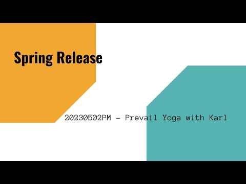 20230502PM - Spring Release