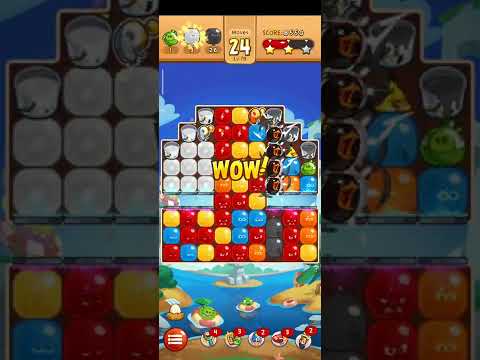 Angry Birds Blast!- Hard Level 78 3 STARS NO BOOSTERS #angrybirdsblast