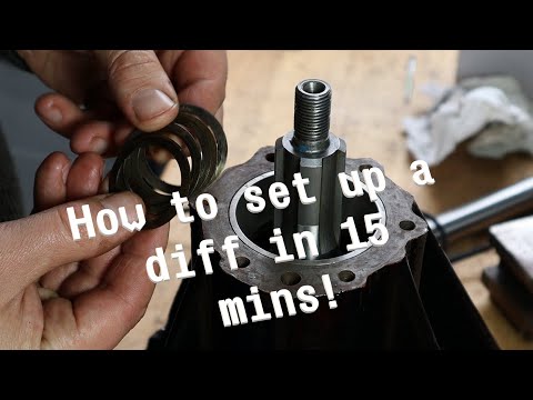 How to set up Diff Pinion Shaft Bearings for a Land Rover Series 2 in under 15 minutes!
