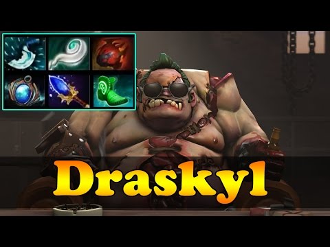 Dota 2 - Draskyl Plays Pudge Vol 10 - Pub Match Gameplay!