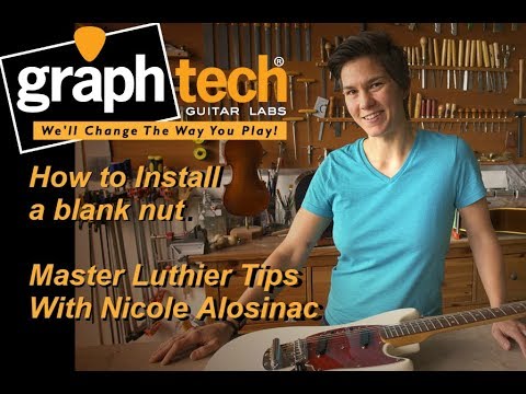 How to Properly Install a Blank Nut on your Guitar
