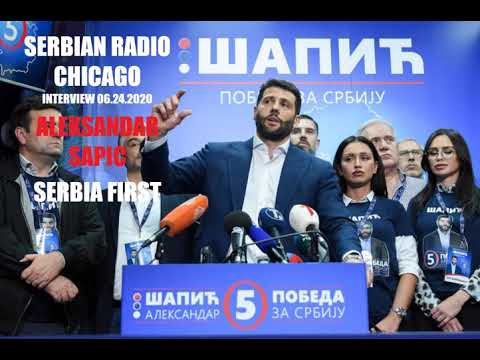 EXCLUSIVE! NEW! Serbian Radio Chicago - ALEKSANDAR SAPIC 06.24.20