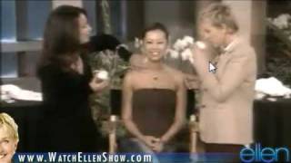 Fran Drescher on Ellen Degeneres Show // November 05 2009