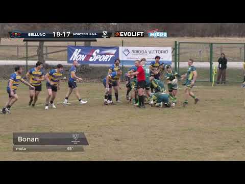 Highlights | Rugby Belluno - Rugby Montebelluna | Serie C 2025-26