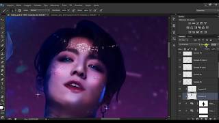 BTS Jungkook  Magical (Speed Art Photoshop)