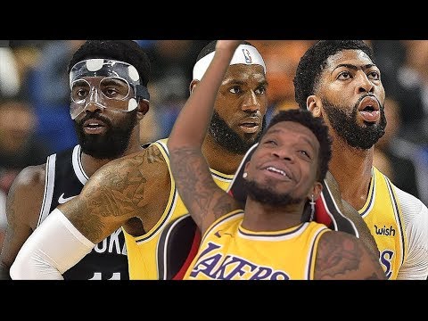 LEBRON vs MASKED KYRIE! Los Angeles Lakers vs Brooklyn Nets- Full Game Highlights