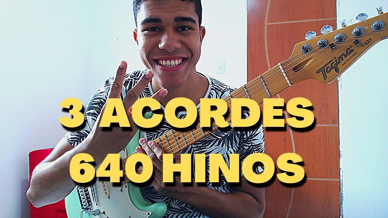 COMO TOCAR QUALQUER HINO DA HARPA EM 3 ACORDES