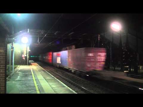 86609 & 86604 Intermodal at Acton Bridge Overnighter
