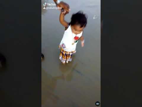 Baby's 1st experience in beach 😍 BABY NAKSHATRA