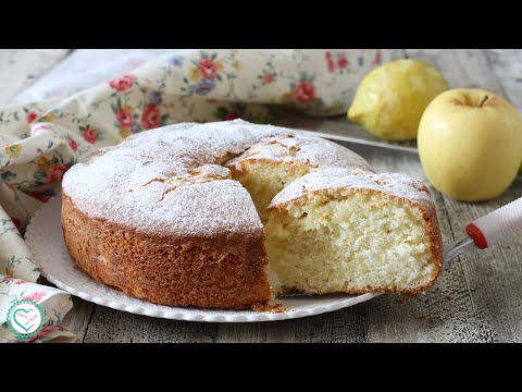 TORTA DI MELE ALLO YOGURT morbidissima, senza burro