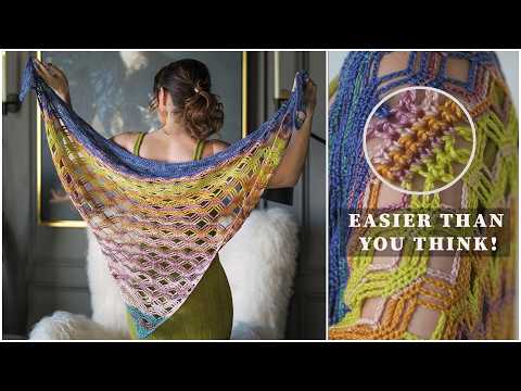 How to Crochet the Beautiful Misty Morning Shawl – Easy Pattern for Beginners