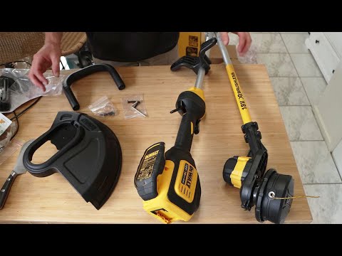 How to set up DeWalts 18V Line Trimmer