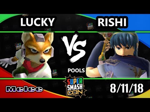 SSC 2018 SSBM - DIG | Lucky (Fox) Vs. Rishi (Marth) Smash Melee Pools