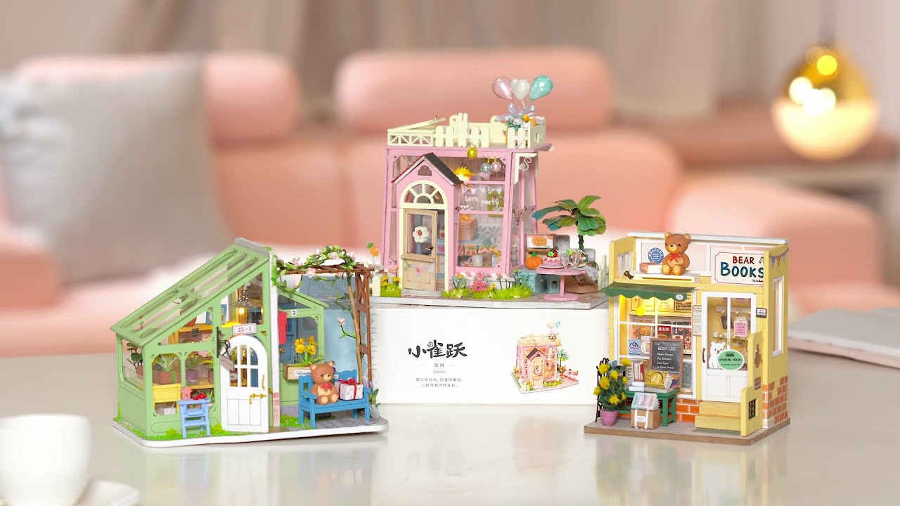 RoboTime miniatura domečku Květiny pro jarní setkání