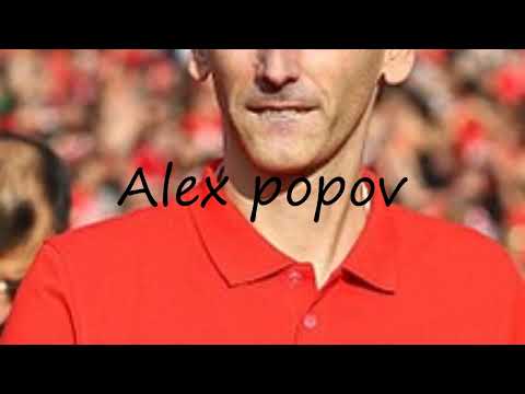 How to pronounce Alex popov in English?