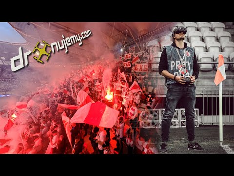 Derby Łodzi ŁKS - WIDZEW okiem drona FPV