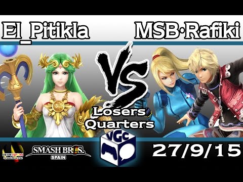 VGC2015 - El_Pitikla (Palutena) vs MSB·Rafiki (ZSS/Shulk) - Losers Quarters