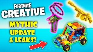 Mythic Weapons, GOD Banana, & LEGO Vehicle in Update!
