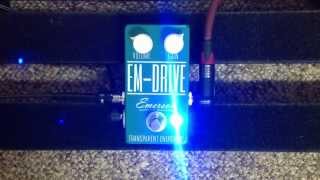 Video thumbnail for Em Drive Transparent Overdrive by Emerson Custom Guitars by Curtis Kent