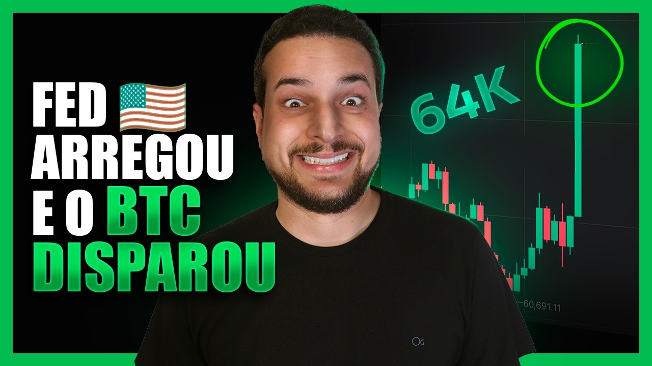 BANCO CENTRAL DOS EUA 🇺🇸 ARREGOU E O BTC DISPAROU 🚀