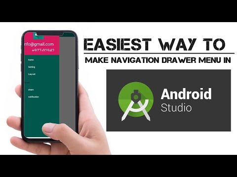 Navigation Drawer How to Make Navigation Drawer  Menu in Android  Studio  Tutorial
