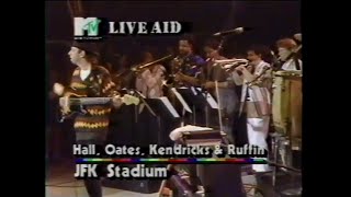 Hall &amp; Oates with Ruffin &amp; Kendricks - The Way You Do The Things You Do (MTV - Live Aid 7/13/1985)