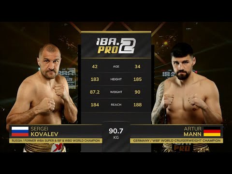 90.7kg Sergei Kovalev (RUS) vs Arthur Mann (GER) | IBA.PRO 2 | April 18, 2025 | Chelyabinsk, Russia