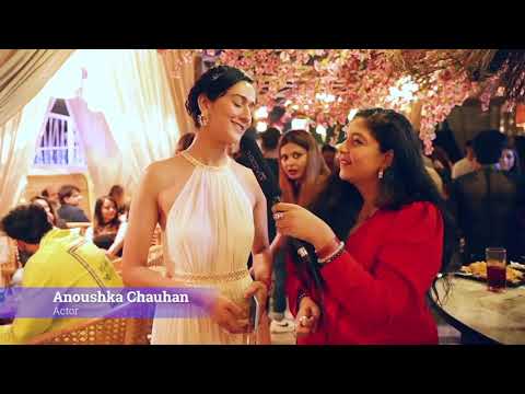 Pooja Anandani  Anchoring the Bollywood Night