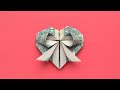 My MONEY HEART WITH BOW | Dollar Origami for Valentine's Day | Tutorial DIY by NProkuda