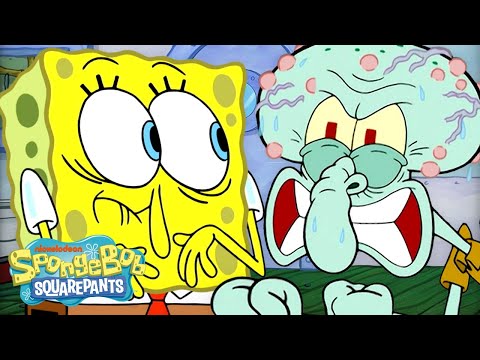 Squidward Hits His Breaking Point… Again and Again 😤 | 90 Minute Compilation | SpongeBob