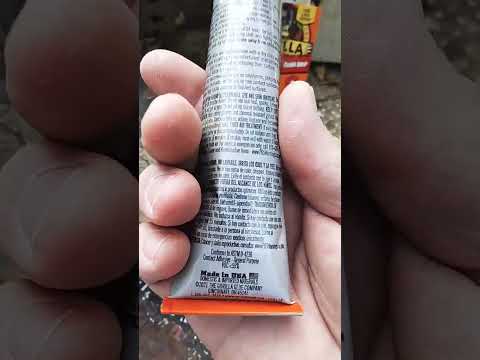 fixing a boot sole with gorilla clear grip part 1