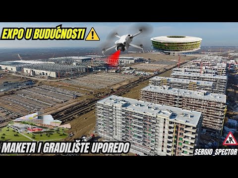 Beograd EXPO IZGRADNJA STADIONA I PRISTANIŠTA na reci Savi, Stanovi i NOVA Petlja, maketa #beograd