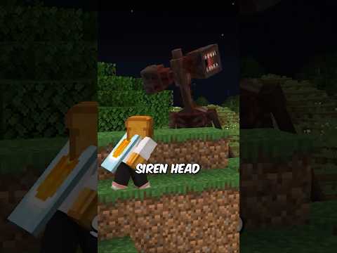 this mod adds siren head to minecraft #minecraft #shorts