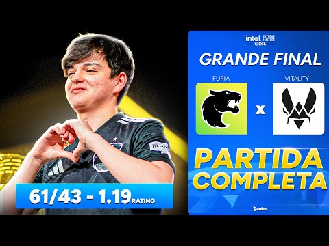 FURIA vs VITALITY - GRANDE FINAL - PARTIDA COMPLETA COM GAULES - IEM CHENGDU 2025